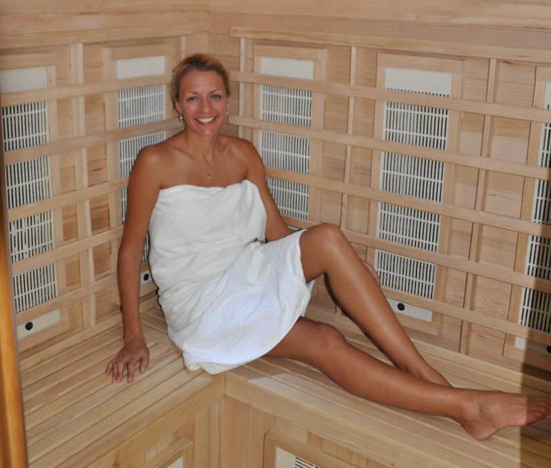 Cliente SBA dans notre Sauna à Lattes Montpellier